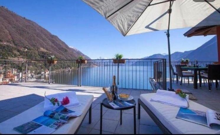 Apartmán Luxury Attico With Big Terrace Argegno Exteriér fotografie